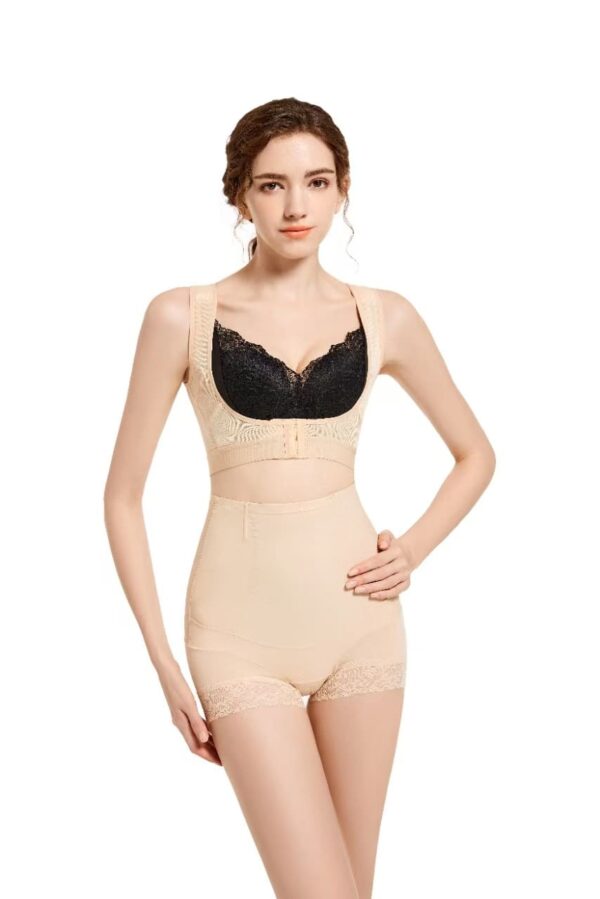 Cozy Ribbed Low-Back Shaping Dress - Image 2